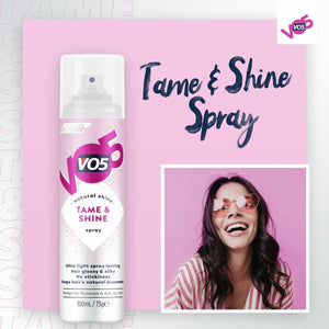 2x of 100ml Natural Tame & Shine Ultra Light Spray For Flyaways & Dull, Dry Hair