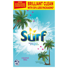 Load image into Gallery viewer, 90W(45wx2) Surf Washing Powder with 85W Comfort  Intense Pure Fabric Conditioner