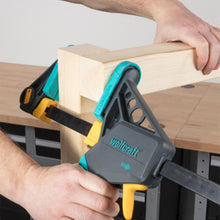 Load image into Gallery viewer, wolfcraft EHZ PRO One-Hand Clamp for Clamping and Opening, 100/300 mm