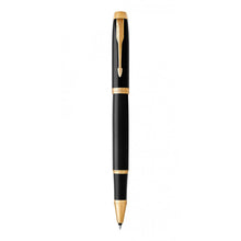 Load image into Gallery viewer, Parker IM Rollerball Pen Black Lacquer Fine Point Black Ink Gift Box