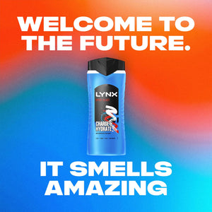 3pk of 250ml Lynx 12hrs Refreshing Fragrance Shower Gel with 100% Moisturisers