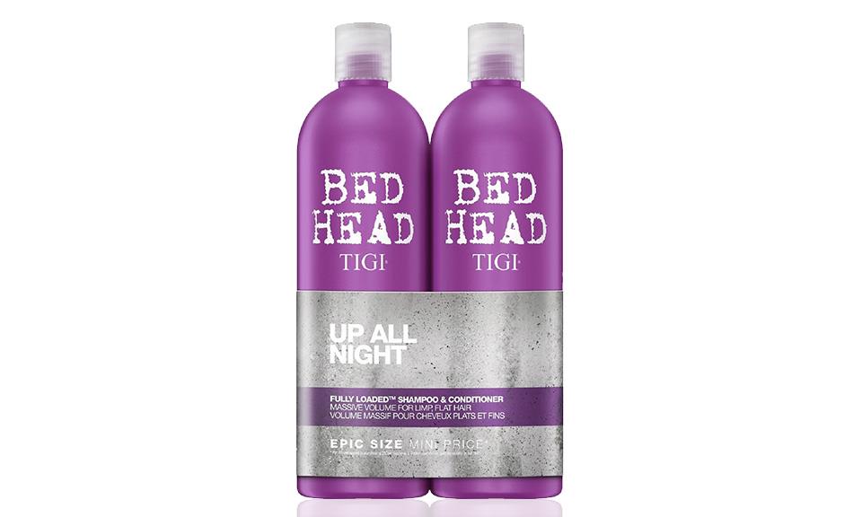 Bed Head by Tigi Fully Loaded Volume Shampoo&Conditioner for Fine Hair, Duo Pack 750ml