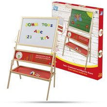Load image into Gallery viewer, Beluga Standing Easel  Double Sided Wooden Learning Board, 1pk