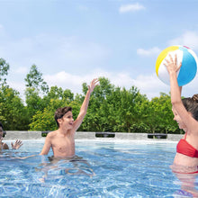 Load image into Gallery viewer, Bestway Round Steel Pro Blue or Steel Pro MAX Stone Wall Pool with Filter Pump