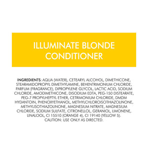 3x 250ml Toni & Guy IlluminateBlonde Conditioner for Natural or Highlighted hair