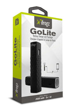 Load image into Gallery viewer, iFrogz GoLite Backup Charge with Flashlight - Black