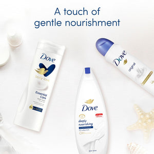 Dove Gently Nourishing Body Selection 3pcs Gift Set For Her with Shower Puff