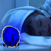 Load image into Gallery viewer, Haven Mineral Rock LED Night Light, Blue