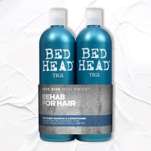 Load image into Gallery viewer, Bed Head by Tigi Urban Antidotes Recovery Shampoo &amp; Conditioner for Dry Hair 2x750ml with pump, 2pk