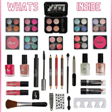 Load image into Gallery viewer, Urban Beauty Box Vanity Case Cosmetic Make Up Storage 60 Piece