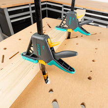 Load image into Gallery viewer, wolfcraft EHZ PRO One-Hand Clamp for Clamping and Opening, 100/300 mm