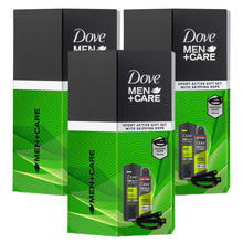 Load image into Gallery viewer, Dove Men+Care Sports Active Duo &amp; Skipping Rope Gift Set for Him, BodyWash &amp; Deo