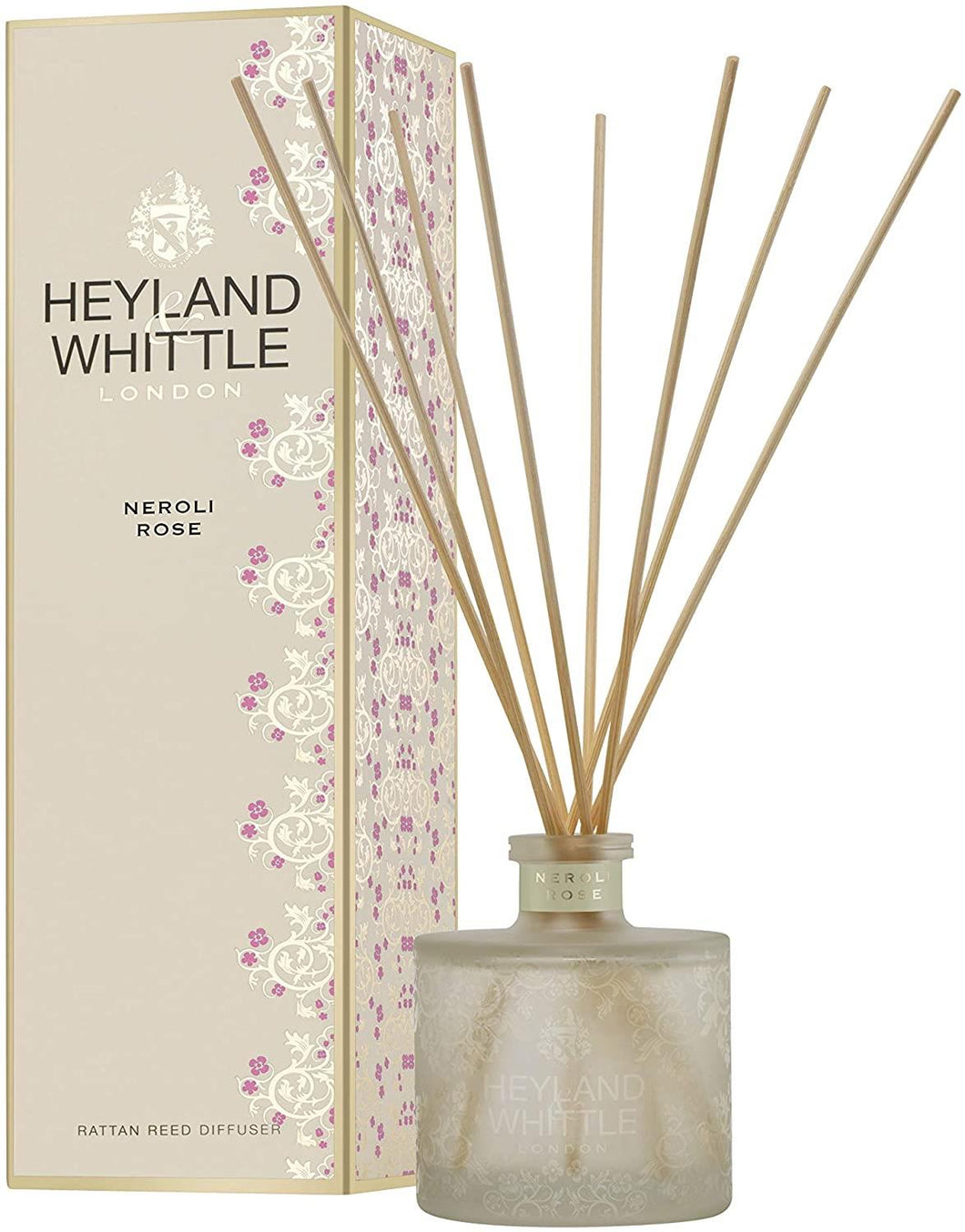 Heyland and Whittle - Gold Classic Reed Diffuser Neroli and Rose, 200ml