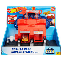 Load image into Gallery viewer, Hot Wheels PK5 Diecast &amp; Mini Toy Cars with Gorilla Rage Garage Attack