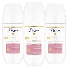 Load image into Gallery viewer, 3x100ml Dove Advanced Care Calming Blossom Anti-Perspirant Deodorant Roll-On
