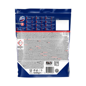 Domestos Power 5 Ocean Toilet Rim Block, 5 Piece of 55g