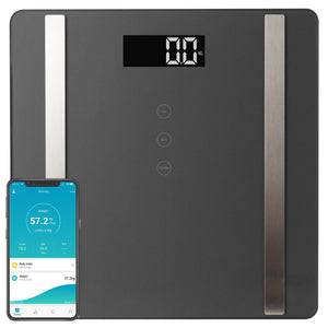 Aquarius 7 in 1 Digital Bathroom Weighing Scales Space Grey