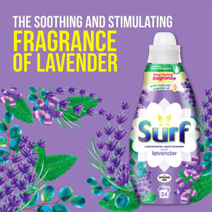 8x 24W Surf Long Lasting Fragrance Liquid Detergent 648ml, Total 192W