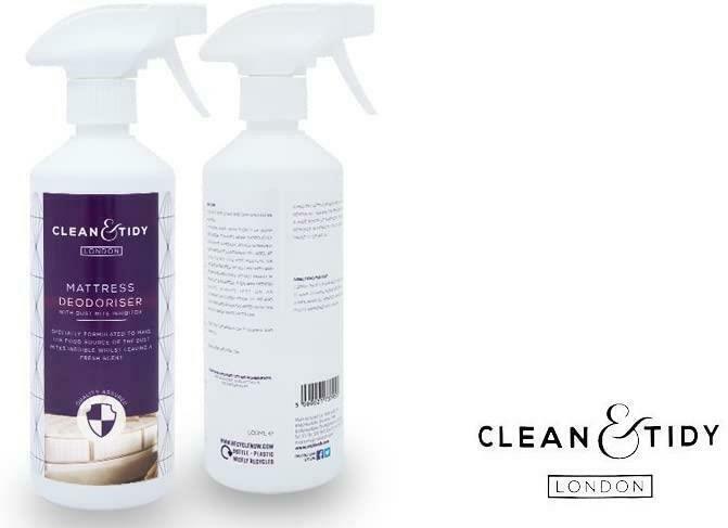 Clean & Tidy Mattress and Bedding Deodoriser Freshener and Cleaner Spray, 500ml