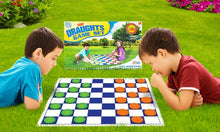 Load image into Gallery viewer, Giant Draughts Board Game Set For Kids or Family Game Fun Indoor and Outdoor