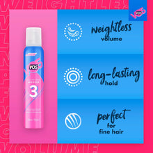 Load image into Gallery viewer, VO5 Big Volume Mousse For Plumped up Volume &amp; Hold 200ml Pack of 4