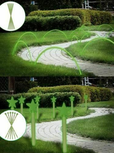 10Pcs Garden Glow Sticks Glow Lights No Wiring Absorbs Sunlight Glow In The Dark