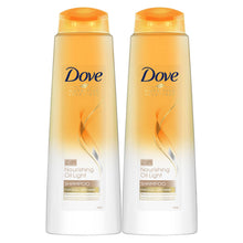 Load image into Gallery viewer, 2pk of 400ml Dove Nutritive Solutions Nourishing Oil Light Shampoo for Dry Hair