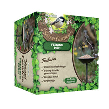 Load image into Gallery viewer, Peckish Secret Garden Bird Feeding DishFor Lawn 88cm Height