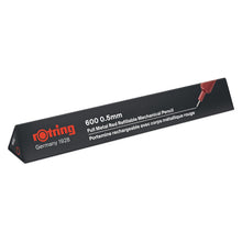 Load image into Gallery viewer, Rotring 600 Mechanical Pencil Medium Point Metallic Red 0.5 mm For School