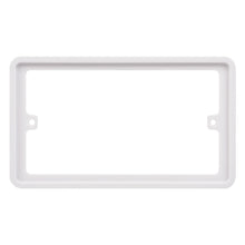 Load image into Gallery viewer, Schneider Electric Lisse Double Socket Surround Spacer GGBLSPC2S White
