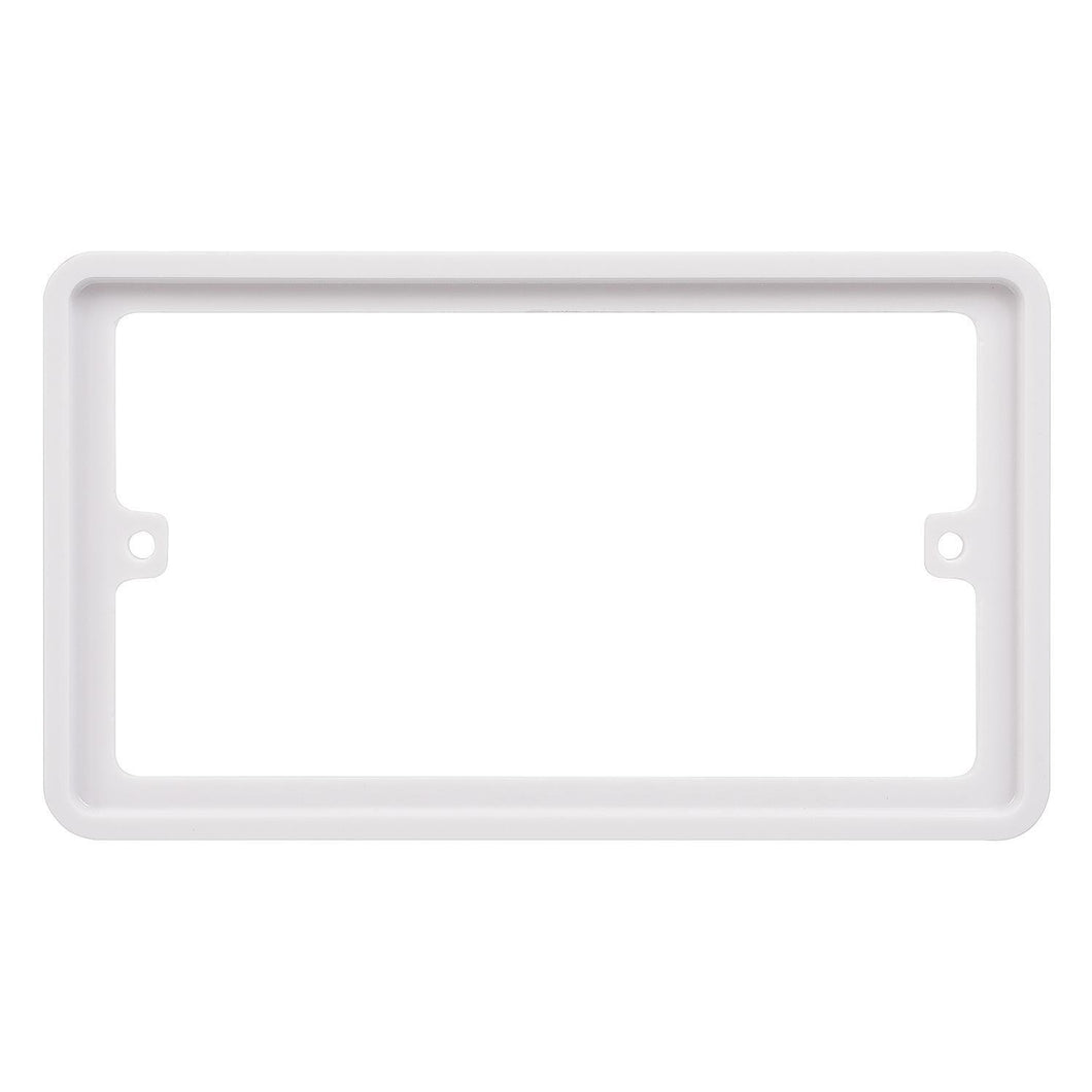 Schneider Electric Lisse Double Socket Surround Spacer GGBLSPC2S White