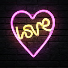 Load image into Gallery viewer, Aquarius Battery &amp; USB Powered Retro Design Durable LED Lights Neon Signs Range