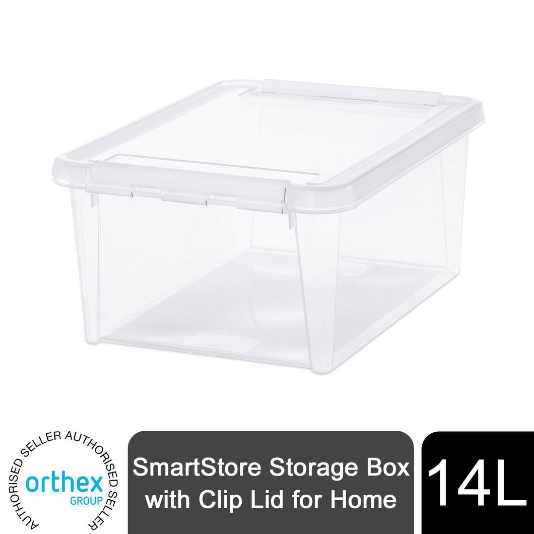 SmartStore Storage Box with Clip Lid for Home, 15