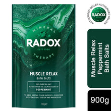 Load image into Gallery viewer, 4x of900g Radox Mineral Therapy Muscle Relax, Restore, Detox, or Calm Bath Salts