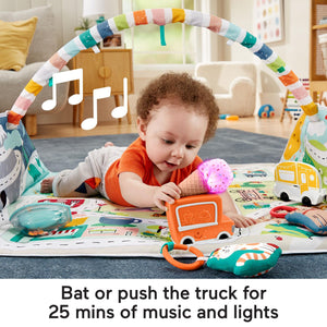 Fisher-Price Activity City Gym to Jumbo Play Mat with Toys