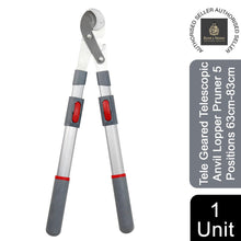 Load image into Gallery viewer, Kent &amp; Stowe Tele Geared Telescopic Anvil Lopper Pruner 5 Positions 63cm-83cm