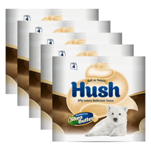 Load image into Gallery viewer, 40 Rolls (10x4pk) Hush 3ply Luxury Scented Core Shea Butter Toilet Paper Rolls