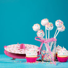 Load image into Gallery viewer, Let's Get Baking! 2 Tier Cake Pop Up Display Stand, Hold Up to 32 Pop-Ups