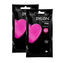 Load image into Gallery viewer, DYLON Hand Fabric Dye Sachet, Passion Pink,  2 Packs of 50g