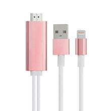 Load image into Gallery viewer, Aquarius Full HD Support HDMI Connector Cable for Phone/Pad Rose Gold