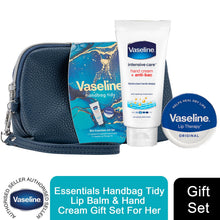 Load image into Gallery viewer, Vaseline Essentials Handbag Tidy Lip Balm &amp; Hand Cream Gift Set For Her