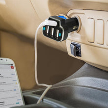 Load image into Gallery viewer, Aquarius PowerUp 4-Port USB Power Dash Car Charger Black