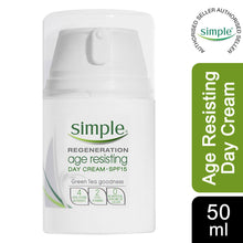 Load image into Gallery viewer, Simple Regeneration Age Resisting Night Cream, Day Cream, and Facial Wash
