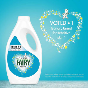 Fairy Non-Bio Laundry Washing Liquid Ideal for Soft & Sensitive Skin, 70 Washes