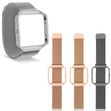 Load image into Gallery viewer, Fitbit Blaze Metal Mesh Straps with Frame, Gold/Rose Gold/Silver/Space Grey.