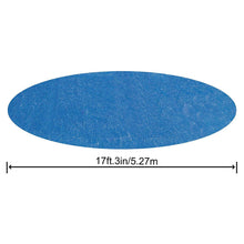 Load image into Gallery viewer, Flowclear Solar Pool Cover for Steel Pro Max &amp; Power Steel Pools - 18 Feet, Blue