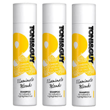 Load image into Gallery viewer, 3 Pack of 250ml Toni &amp; Guy Fibre Strengthening Shampoo for All Types of Hair
