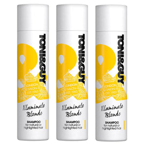 3 Pack of 250ml Toni & Guy Fibre Strengthening Shampoo for All Types of Hair