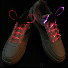 Load image into Gallery viewer, Light-Up LED Soft Nylon Three Modes Trainer Shoelaces, Assorted Colours