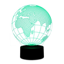 Load image into Gallery viewer, Aquarius 3D Colour Changing Hologram LED Night Light and Desk Lamp